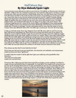 Riya Mahesh's page in Venus
